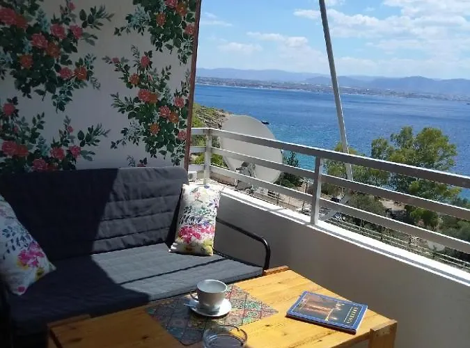 Atlas With Private And Seaview Apartamento Loutráki